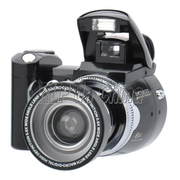 2.4" TFT LCD CMOS 5MP Digital Video Camera with 8X Digital